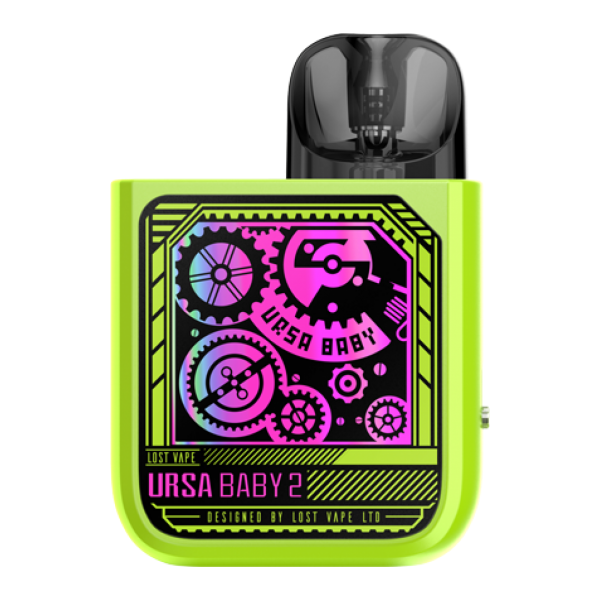 POD Lost Vape Ursa Baby 2 - Pop Green x Time Gear