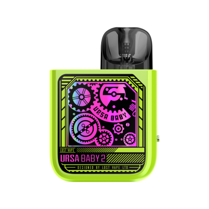 POD Lost Vape Ursa Baby 2 - Pop Green x Time Gear