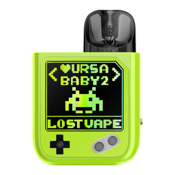 POD Lost Vape Ursa Baby 2 - Joy Green x Pixel Role