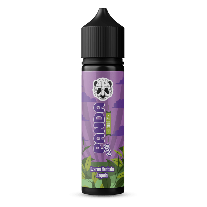 Panda Herbaty - Czarna Herbata Jagoda 10/60 ml