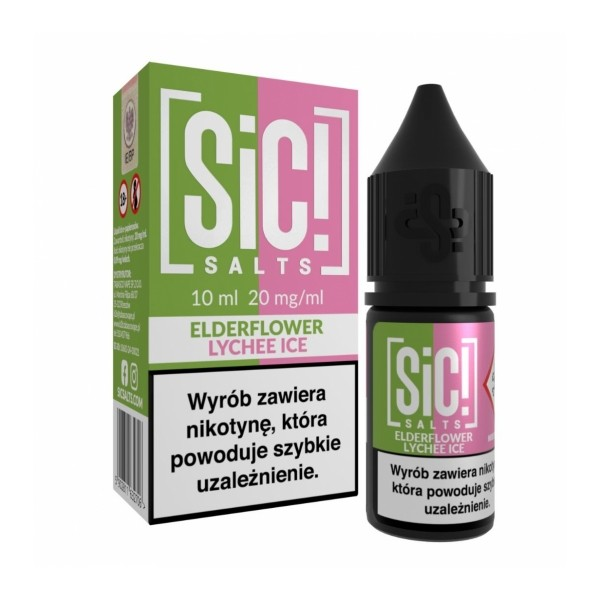SIC! Salts 10ml 20mg Elderflower Lychee Ice