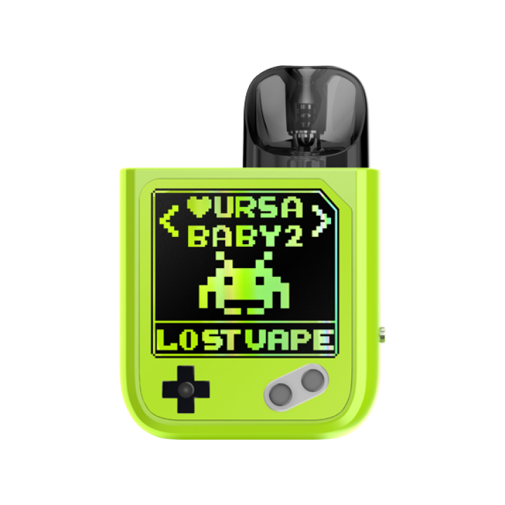 POD Lost Vape Ursa Baby 2 - Joy Green x Pixel Role